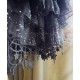 Boguta Star Tulle White and Black Star Daily Underskirt(Pre-Made Stock)